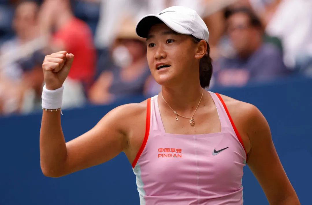 中国平安球员王曦雨全力冲击大满贯16强加油